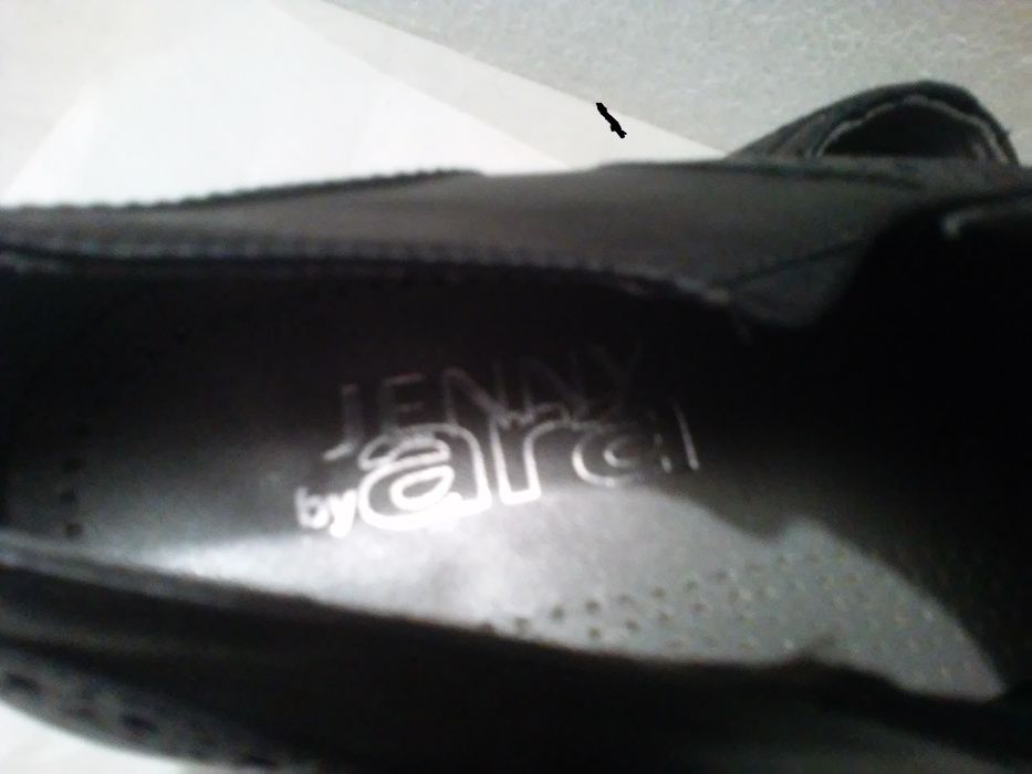 buty SKÓRA! czółenka, NOWE 38/39 Jenny by Ara; wsuwane