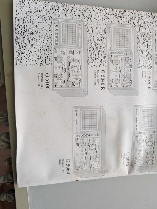 Osciloscópio analógico marca KIOTTO modelo G5100.