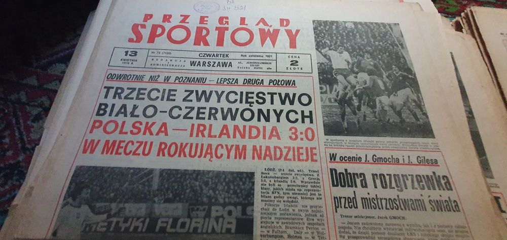 Przegląd Sportowy 1978 r. rocznik niekompletny