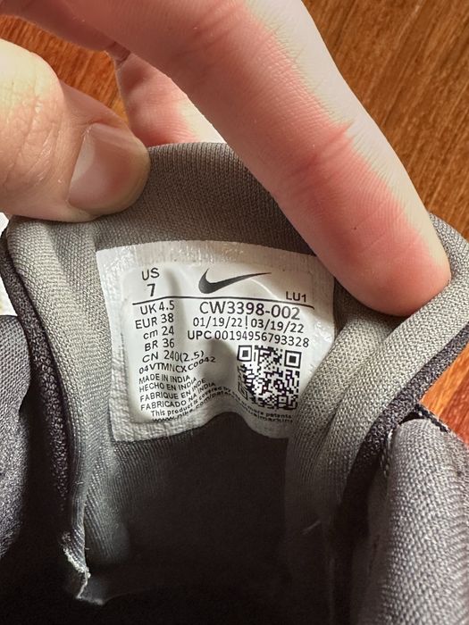 Ténis Sapatilhas 38 Nike Preta Mulher