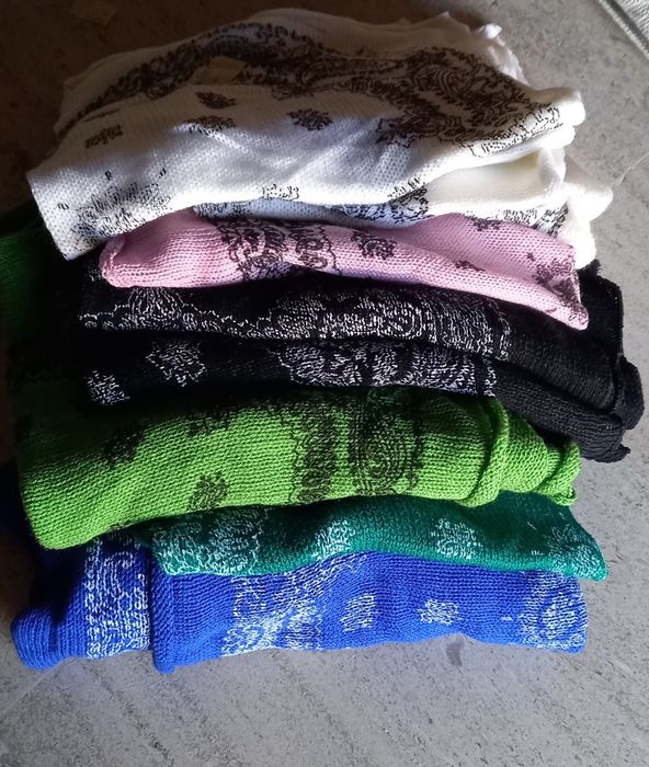 Lenço / bandana de malha  (novos)