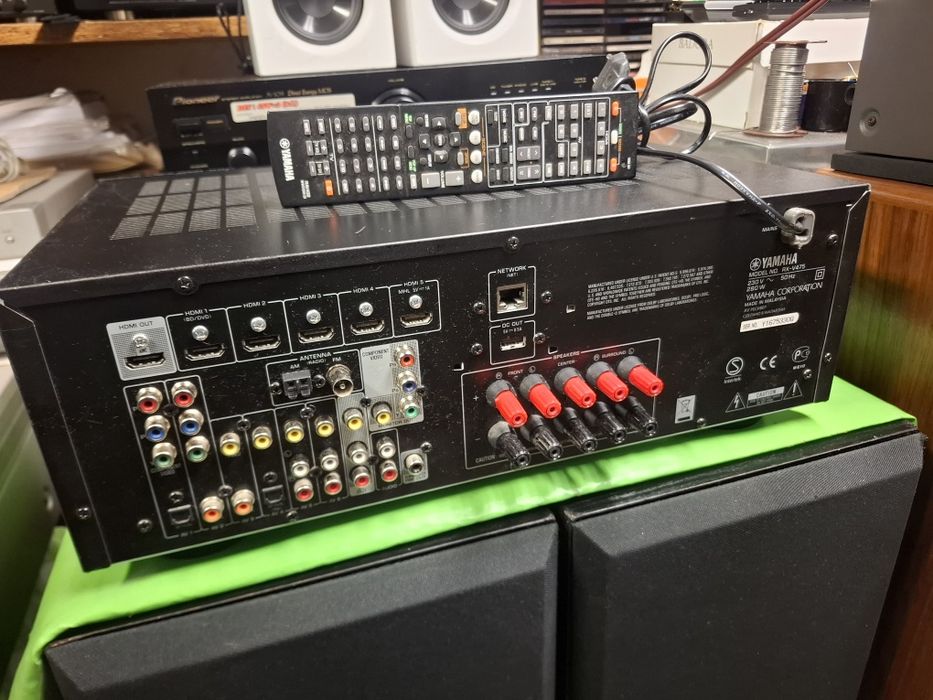 Amplituner Yamaha RX-V475 pilot optyka hdmi