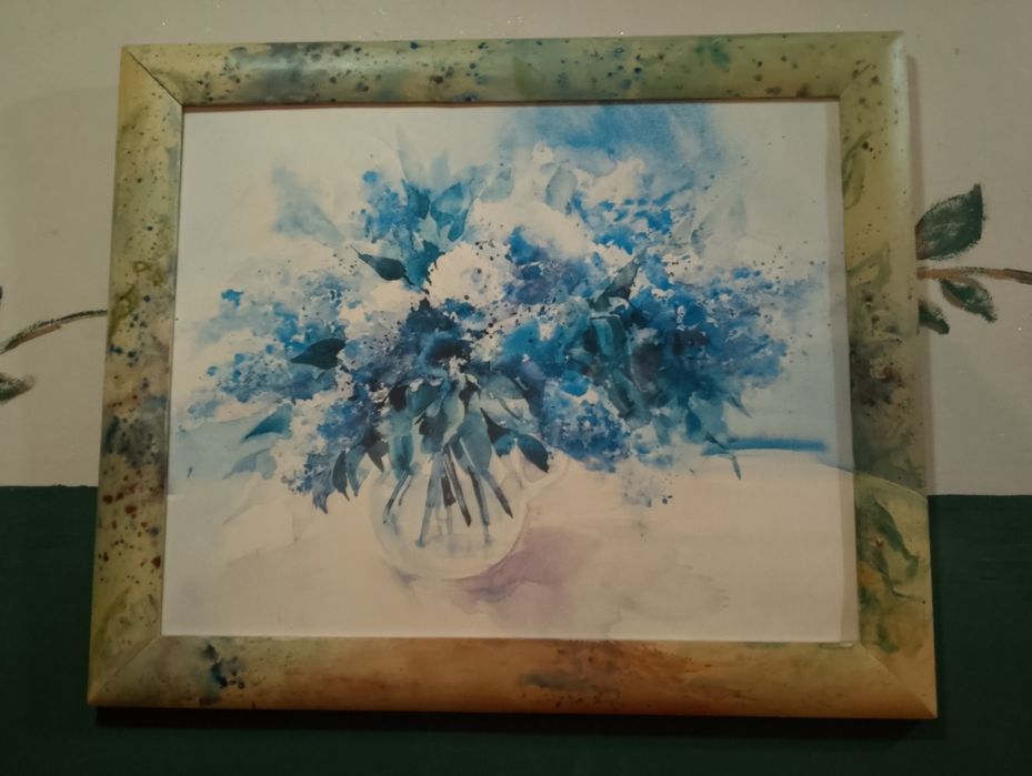 Obraz z ramką do kompletu