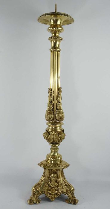 LICHTARZ świecznik mosiądz Jezus Maryja Oko Amor 72 cm PASCHAŁ