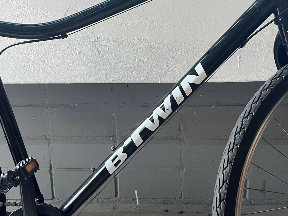 Bicicleta Híbrida B'Twin Riverside 100 (Com Suporte de Carga)