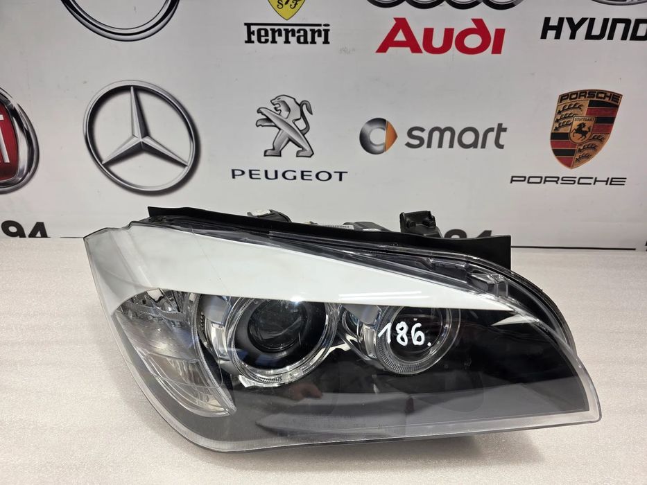 BMW X1 E84 LIFT 09-12 BI-XENON PRAWY PRAWA LAMPA PRZEDNIA PRZÓD , NR 63112990008 / 2990008 / 89093515 , NR AUKCJI LPP186