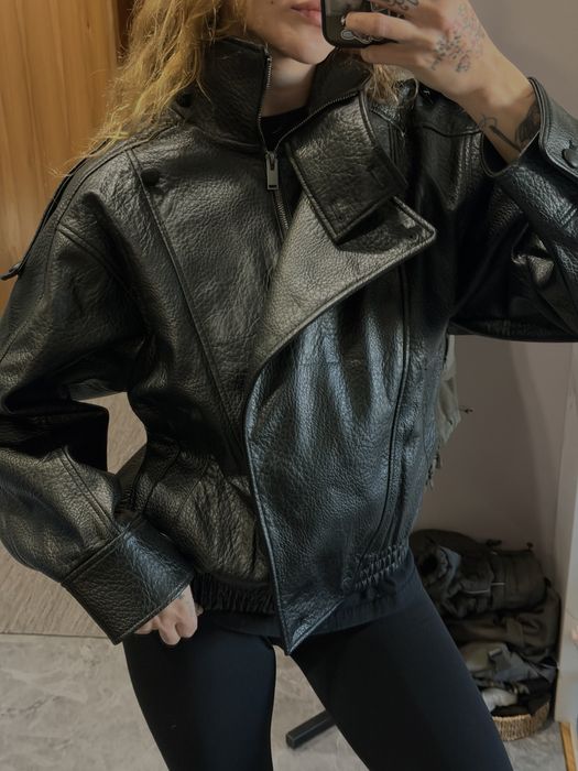 Шкіряна куртка Zara xs