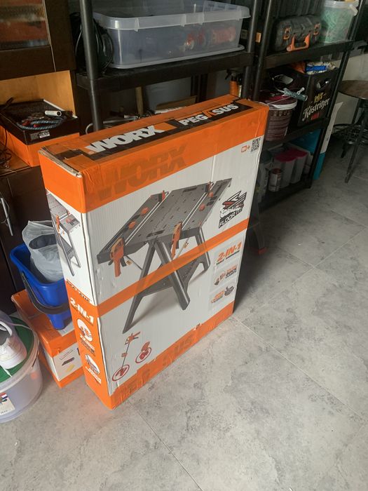 Stół roboczy WORX PEGASUS/ Skrzynia QBRICK CART 2.0/Torba BOSCH gratis