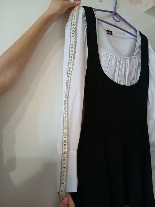 Плаття чорно-біле на 1 вересня шкільне