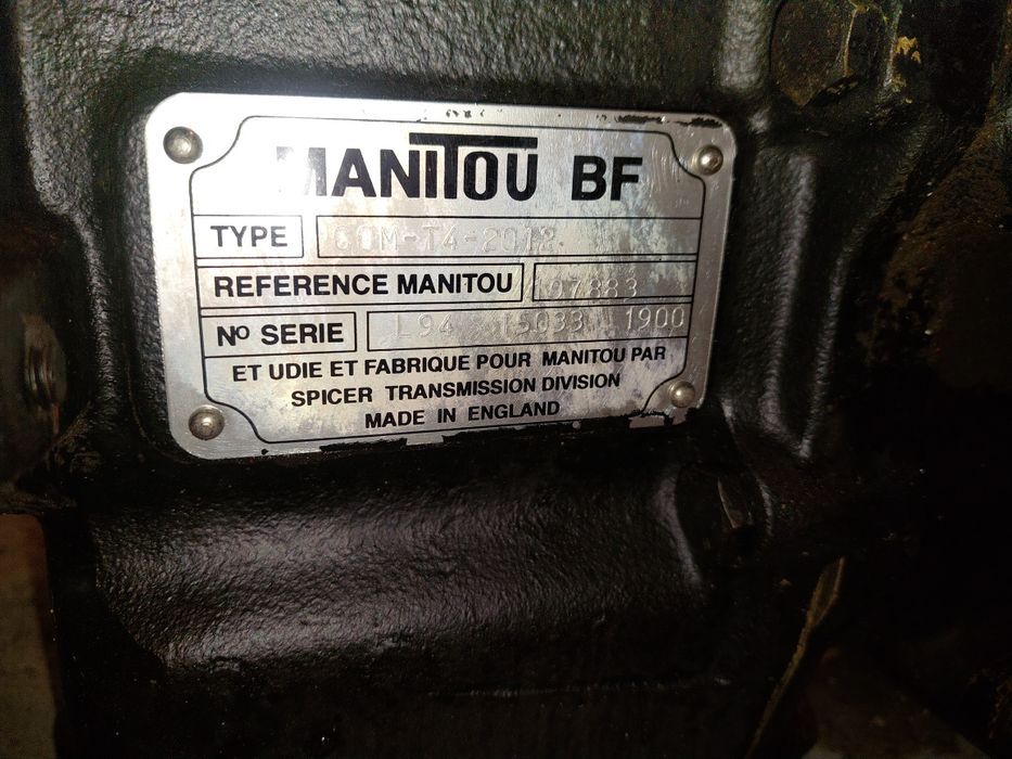 Skrzynia biegów manitou  com t4 2012 mlt