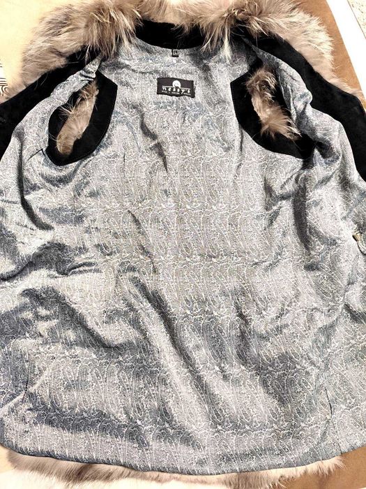 Жилет з натурального хутра чорнобурки Nessy's (S-M), довжина 80 см