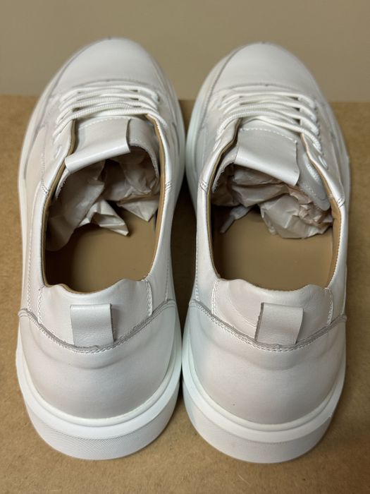 Кеди білі жіночі, натуральна шкіра