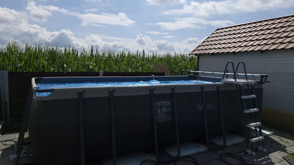 Basen stelażowy 549x274x132 z osprzętem