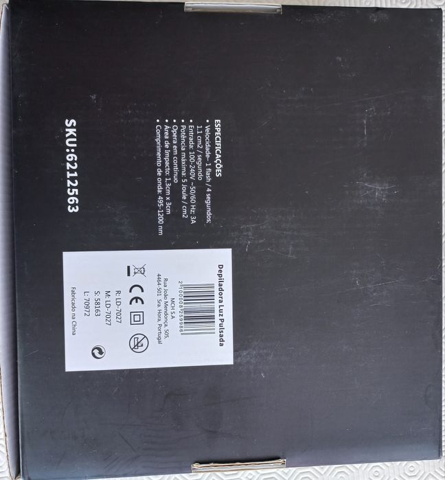 Vendo depiladora de luz pulsada