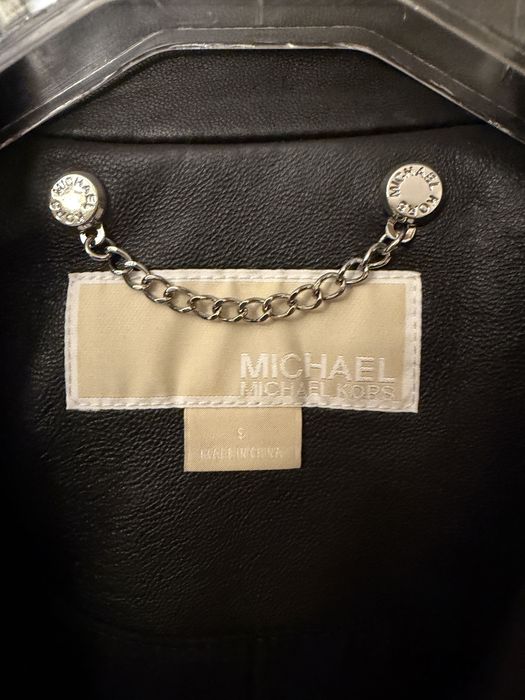 Шкіряна куртка Michael Kors