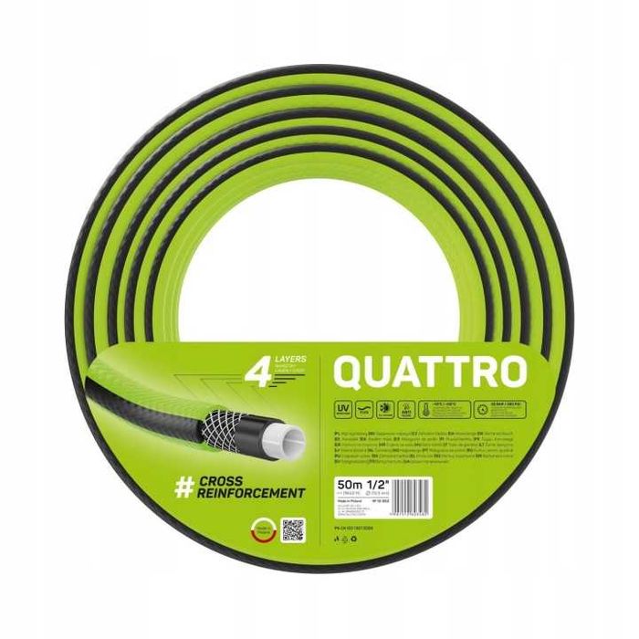 CELLFAST Wąż ogrodowy QUATTRO 1/2" 50M 10-063