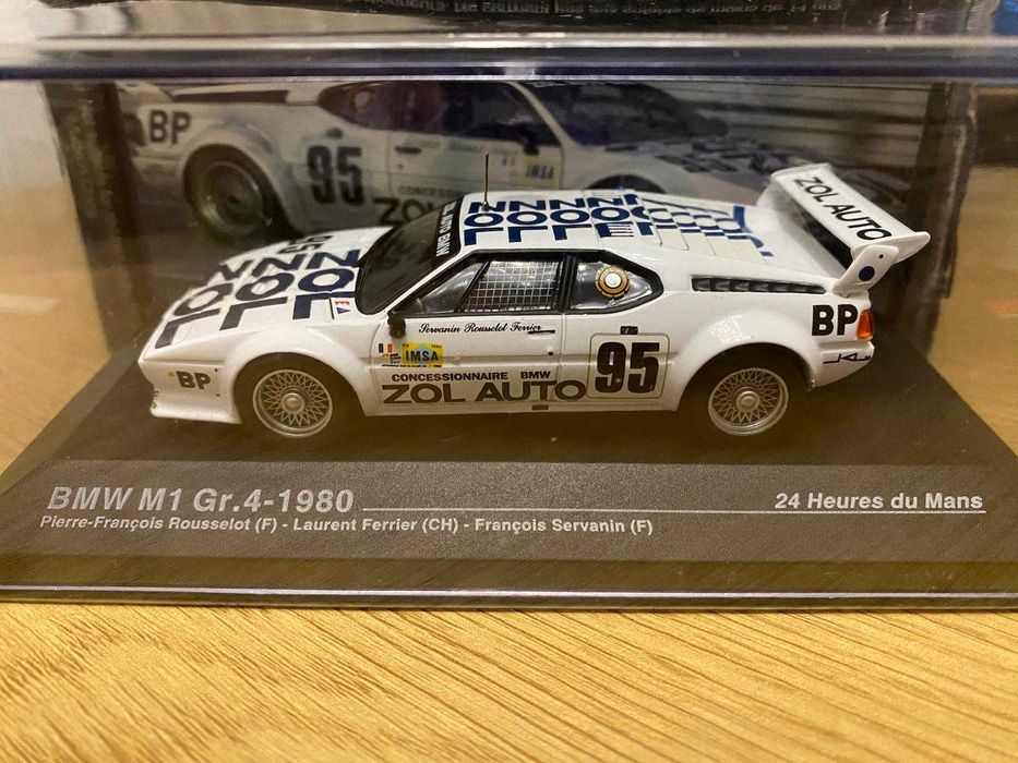Miniatura BMW M1 Gr.4 1980 Le Mans Nº95 1:43