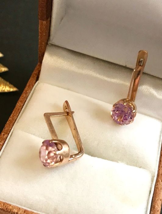 Сережки Золоті Класика Стиль  Ретро. 583 проб. 3.30 гр.