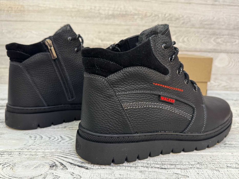 Чоловічі зимові чоботи з натуральної шкіри. Розмір 40-48. Гарантія!