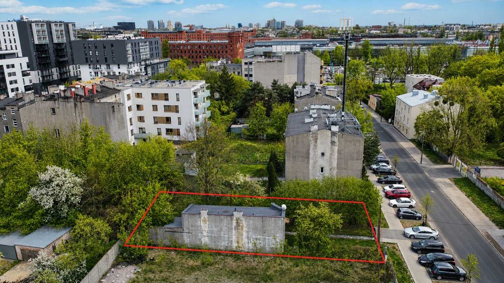 Działka inwestycyjna 663 m² | 300 m od Manufaktury | Łódź - Widok 2