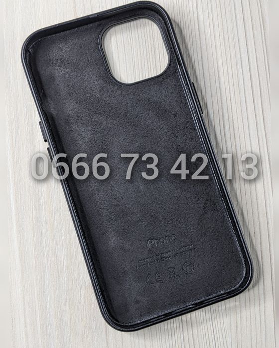 Чехол кожаный на iPhone 14 чохол шкіряний