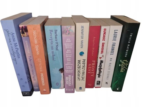 10 X romans, literatura kobieca Sparks Ostatnia piosenka, Onela Recept