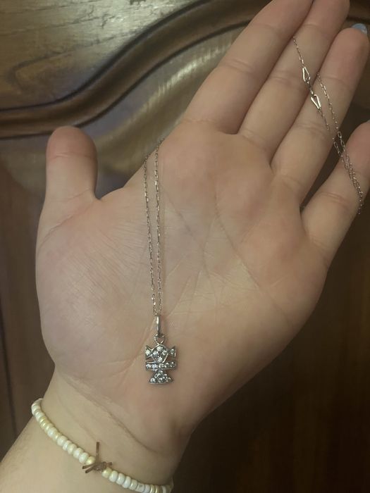 Colar de prata como novo