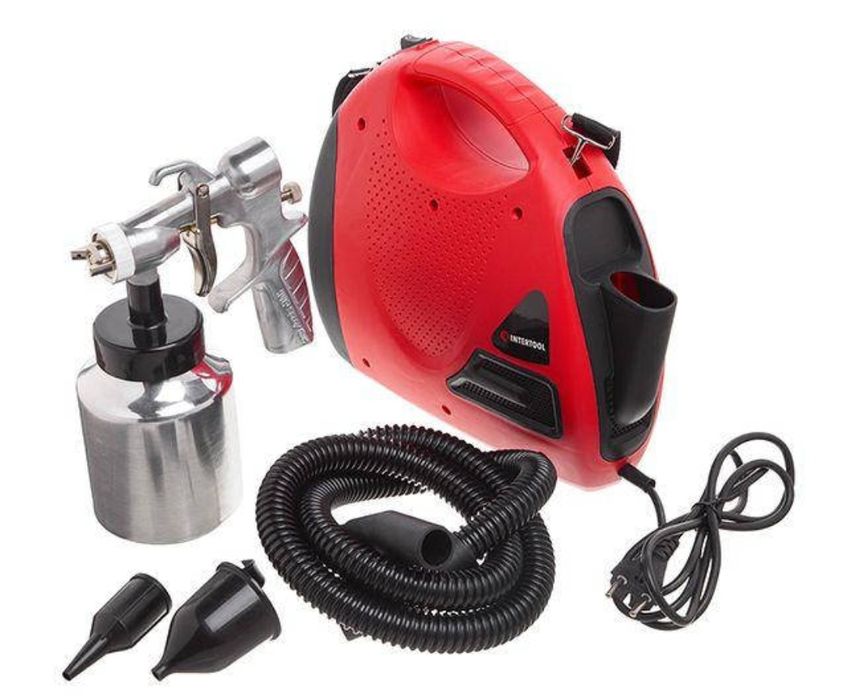 Краскопульт электрический Intertool DT-5060 Покрасочный пистолет. 
Нов