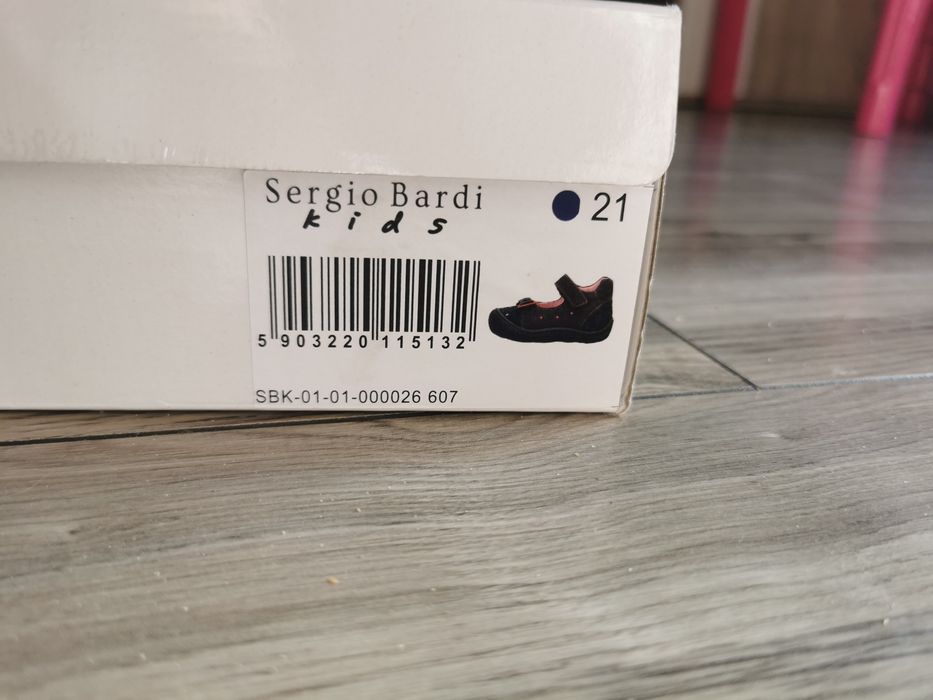 Buciki skórzane balerinki Sergio bardi rozm. 21
