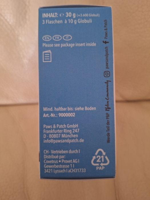 Paws Patch mieszanka kwiatów dla psa i kota wykazjących agresję stres