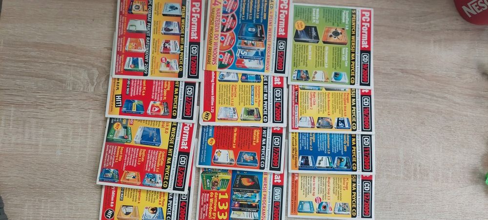 PC Format płytki CD ZESTAW 62 sztuki