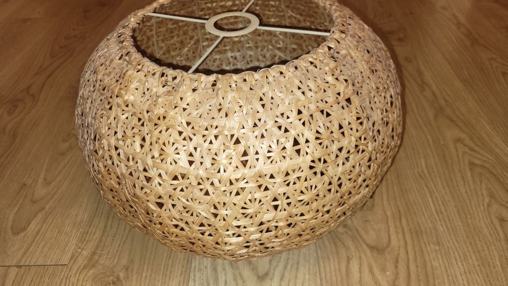 Lampa wisząca pleciona boho piękna
