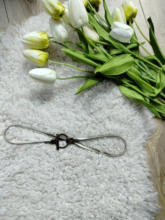 srebrny pasek Zara nowy ozdobny biżuteryjny