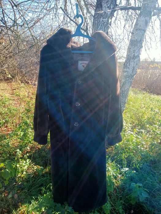 Ёко мех длинная шуба