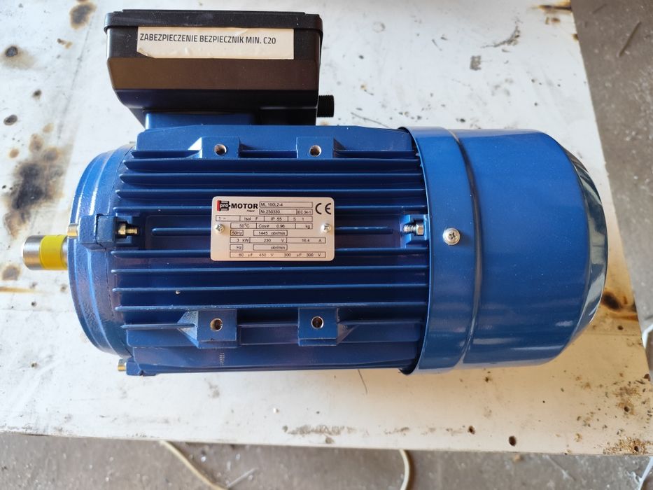 Silnik elektryczny 3 kw 230 volt  1450 obr/min