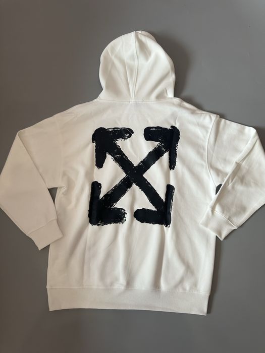 худі Off White hoodie біле худі офф вайт