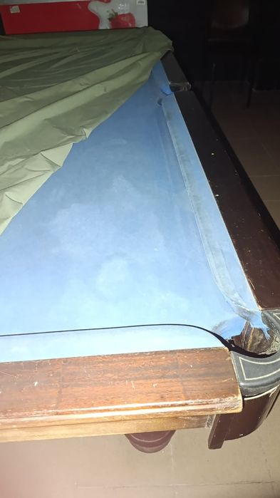 Mesa de Bilhar Profissional – Pano Azul + Acessórios
