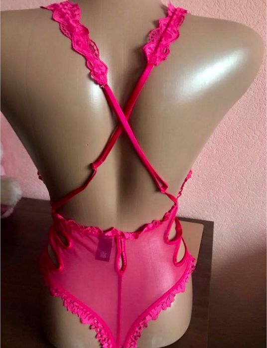 Кружевной боди Victoria secret