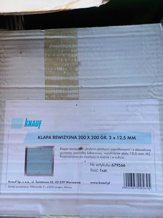 Sprzedam klapy rewizyjne