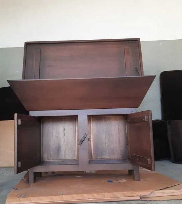 "Masseira de madeira" : amassar pão ou decorar padaria - como nova