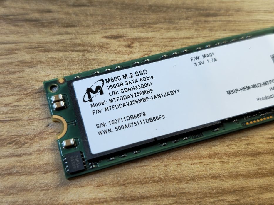 SSD Micron  M.2 256/512gb SATA 6GB/S