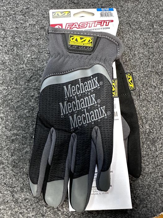 rękawice mechanix fastfit original taktyczne oryginalne M black/grey