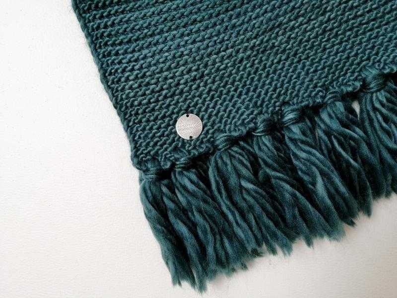 Новый теплый изумрудный длинный шарф Regatta