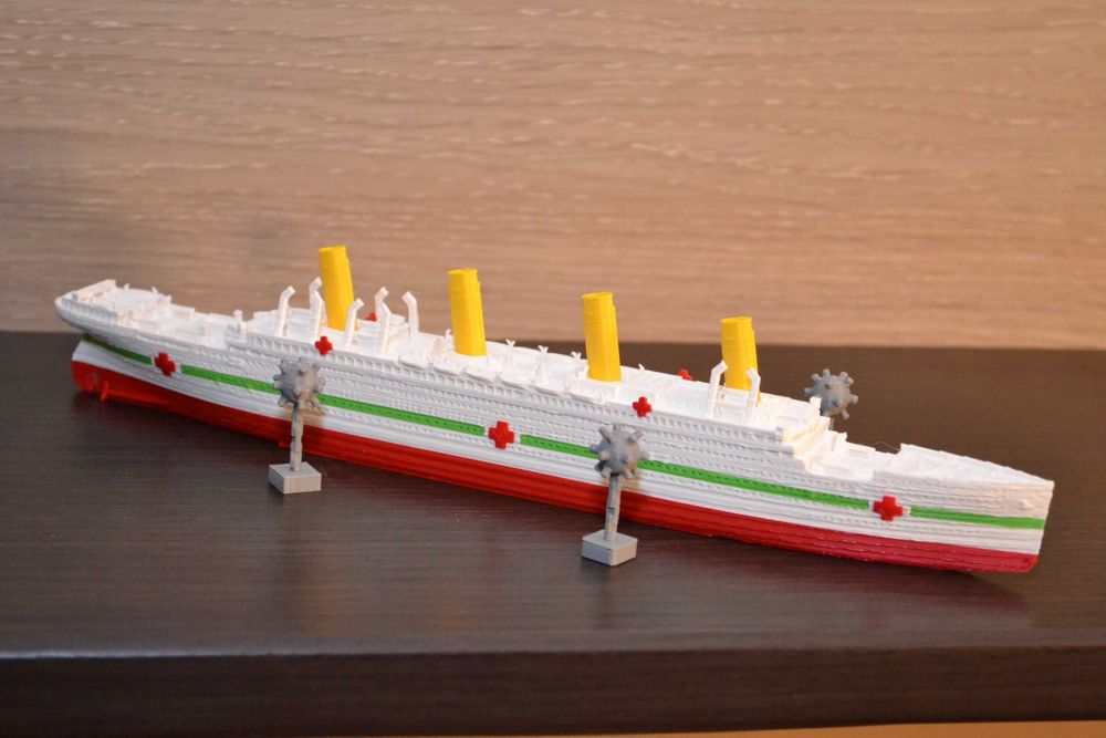 RMS Titanic + HMHS Britannic + RMS Olympic - Druk 3D