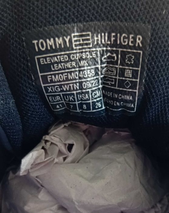 Кеди чоловічі , снікерси Tommy Hilfiger натуральна шкіра