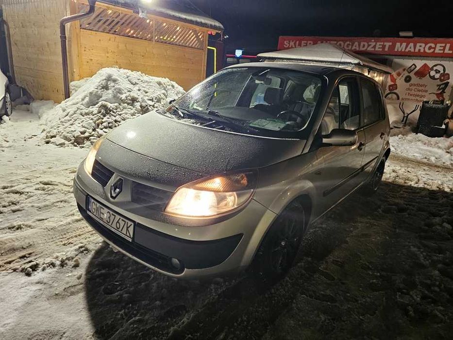 Renault Scenic 2006r/1.6benzyna/112KM/opłaty na długo/opony zimowe