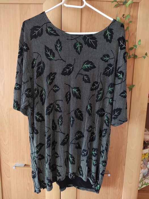 Bluzka w listki Bingo XXL