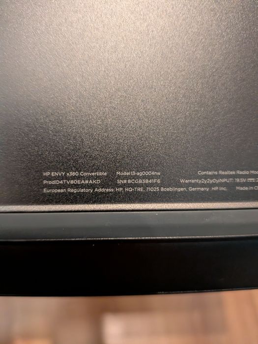 Laptop HP Envy x360 | 8Gb | Ryzen 5 | Ekran dotykowy | Aluminium