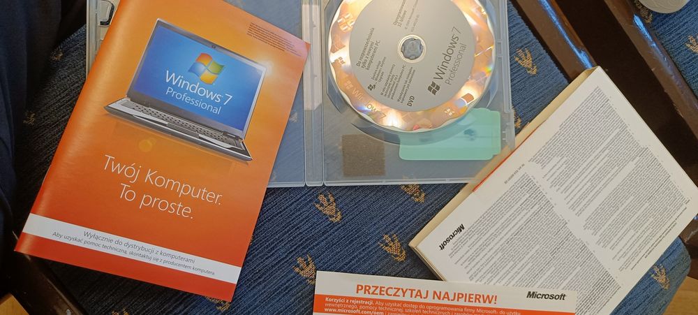 Oryginalny Windows 7 Professional
