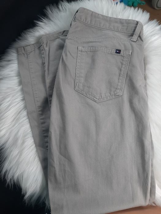 Spodnie jeansy dżinsy proste nogawki do kostek Tommy Hilfiger